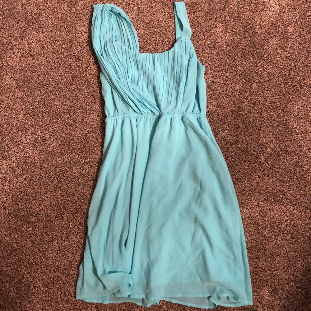 Teal dress